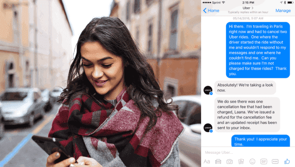 Comment gérer les demandes d'assistance via Messenger