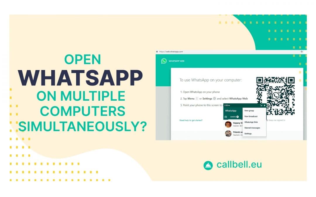 Open WhatsApp from multiple computers simultaneously