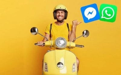 How to use WhatsApp and Messenger in the delivery industry