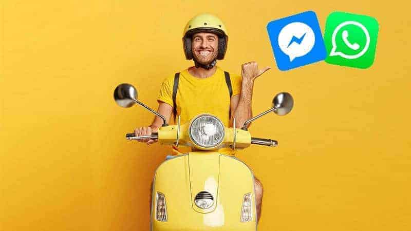 How to use WhatsApp and Messenger in the delivery industry