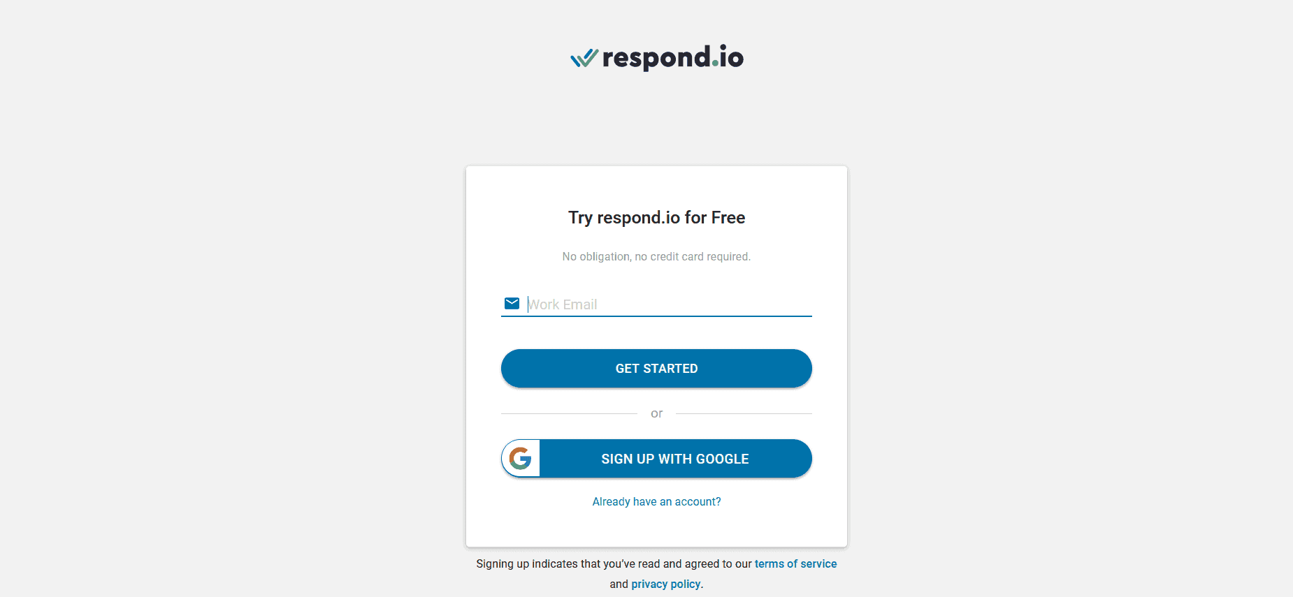 How to register on Respond.io