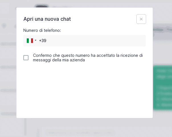 WhatsApp chat without having the number saved