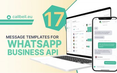 17 plantillas de mensajes para WhatsApp Business API