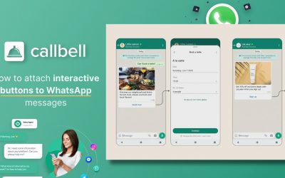 How to attach interactive buttons on WhatsApp messages?